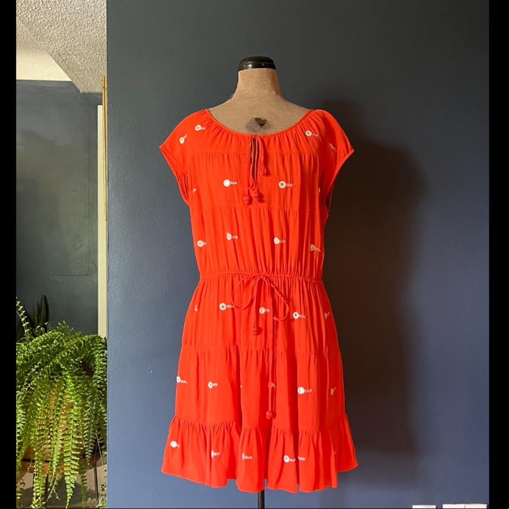 Anthropologie Leifnotes tiered dress